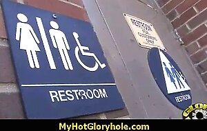white hottie deepthroats at gloryhole 4