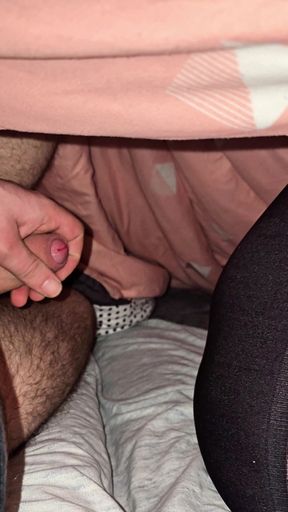 Risky Under-the-covers Fun with Stepmom  Can We Get Caught?&quot;