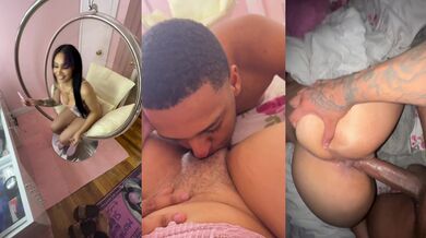 Spanish Bomba BBc dripping lips gagging on 12 inches rough dominicana