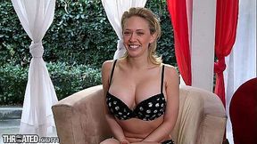 Kagney Linn Karter Throats and Swallows Cum