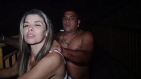 Bold Exhibitionist Couple Are'nt Ashamed To Have A Quickie On A Bridge
