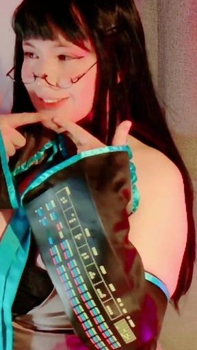 Cosplay De Puti Miku Sfw