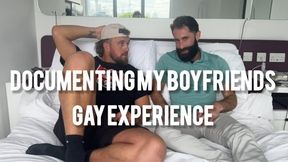 I documented my boyfriends first gay experience with an American!