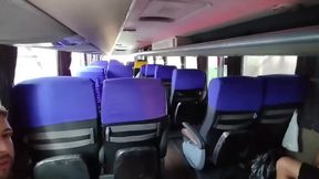 A Guy Came to My Seat on the Bus and Put His Finger in My Ass While I Was Showing off to the Bus Pas