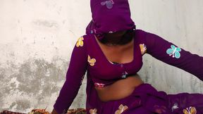 A lonely Desi lonely woman in the village is yearning to get