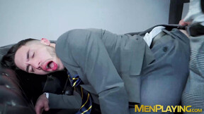 Horny Allen King ripped the pants of hot Luciano & fucks him hard