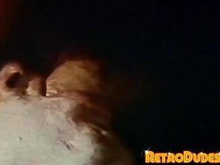 Retro gay porn features horny muscle men in big cock sucking sixtynine