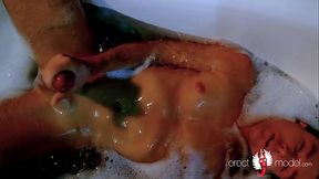 Plumber guy getting horny dreaming about huge gay cumshot in the bath