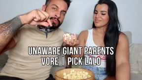 Unaware giant parents vore | Pick Lalo - Lalo Cortez and Vanessa