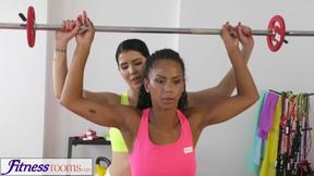 Soaking Lesbian Pussy Gets Hardcore Workout