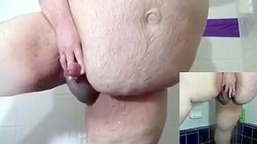 Fat guy in the shower #4