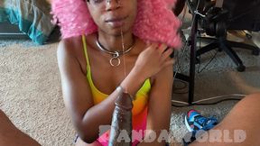 interracial mmfff anal rimming deepthroat bbc orgy bald ebony slut gets anal creampie