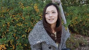 M610g01 a Happy Mature Woman Who Seems to Be Sexless for Several Years Is Separated From Home.