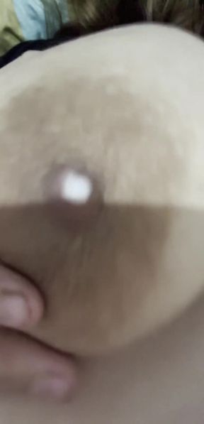 Must-see moment from &quot;It bounced my big tits full of breast milk&quot;