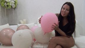 I pop a lot of balloons Baa