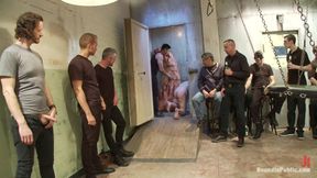 Big Stud Gets His Ass Pulverized in the Slaughterhouse