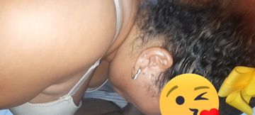 Threesome with My Friend and Her Husband, We Both Suck Him and Then He Puts It in Me Until He Comes.