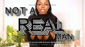 Not A REAL Man [closed captions] - WMV