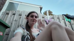 don't tell my neighbor about my caged sissy clitty jessiesissy adventures