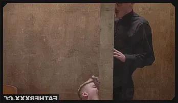 Seductive Seminarian Worships Dominant Priest in Raw Oral