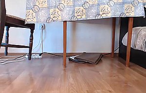 Leggy cd squirts and teases