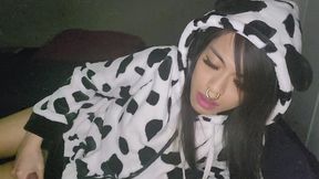 Little Trans CowGirl Loves Milk