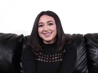 Big Titty Brunette hair Hair Corra Fucked And Facialed On Camera For 1st Time!