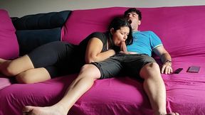 My Stepbrother Takes Out His Cock in the Middle of the Movie