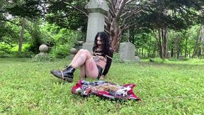 lydia black public grave yard bdsm