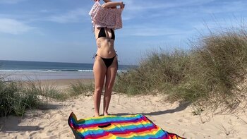 Emma_nightgirl's Day of Sun-Kissed Seduction at Portugal's Public Nudist Beach
