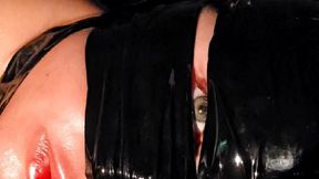 You are lying next to me, also wrapped in bondage tape