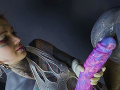 Trans Lily Lu likes to be a good sissy for Anuskatzz