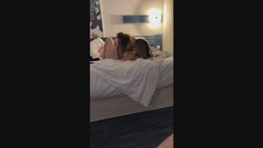 Trip to Marseille ended up threesome with random french girl