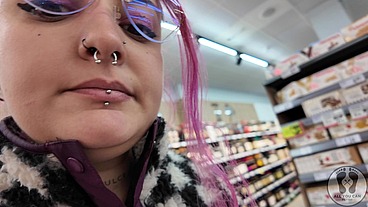 REBECA ADDAMS BURPING AT THE SUPERMARKET FOR SHOOPING