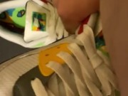 Giving love to my AirMax 90 Peace and Love