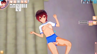 Koikatsu/Koikatu #2 @Gym room with Red hair