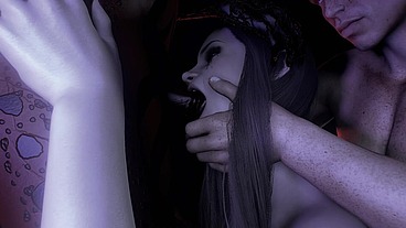 Demon Futa Steps in on a Couple Fucking to Double Team the Girl