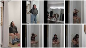 I ALMOST DUMPED IN MY PANTS PEEING CHATTING A NEW TOILET FET BUNDLE 4 YA
