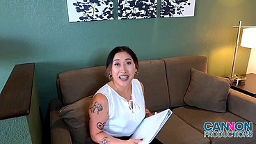 Asian Eith Big Booty Selene Sun Comes Over to Get Railed by Cannon