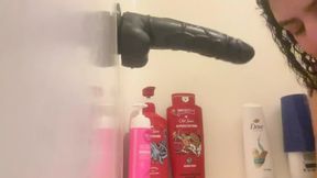 Playing in the shower