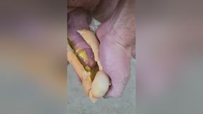 Guy Shoves His Cock Between Two Saucy Buns. Dp Creampie. Asmr. Hotdogs And Mustard