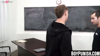 BoyPunish.com - Feeding huge meat to security guard Brett