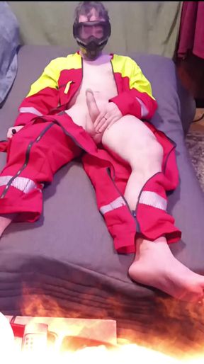 Firefighter Fire Alarm Cosplay! Get Out Yours Hose and Start Putting Out the Fire!