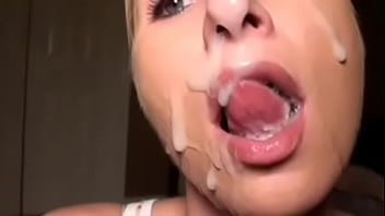 Andrea taking cock and lips spread