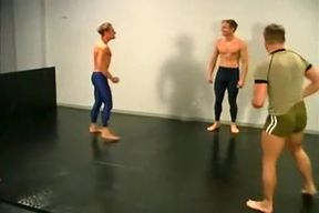 2 Vs 1 Sexy Wrestling