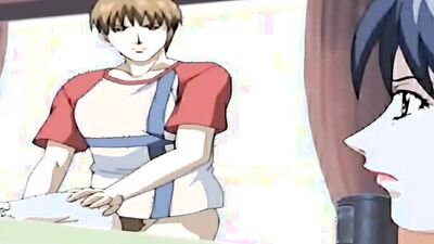 Watch as blonde stepmom's sin is exposed in this cartoon porn hentai with toys