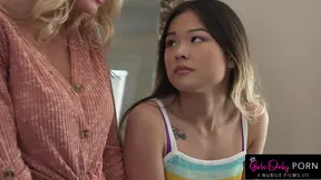 Hot blonde siren gets fucked hard and cums