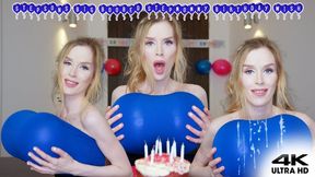 Step-Sons Birthday Breast Expansion Big Boobed Step-Mommy