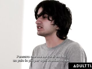 ADULT TIME - Eliza Ibarra Puts On Wrong Glasses & Bangs Her Stepbro Instead Of BF! ITALIAN SUBTITLES