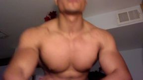 Sexy Stud Shows Off His Muscles